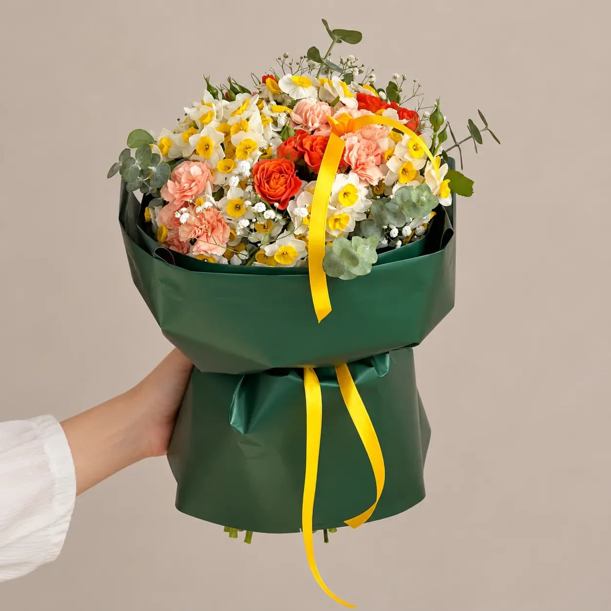 دسته گل نرگس گرد — دسته گل نرگس گرد